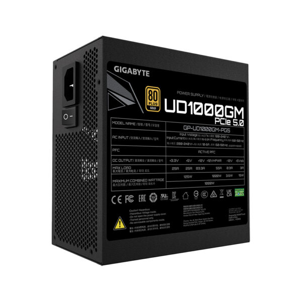 PSU 1000W REAL POWER UD1000GM PG5 80Plus GOLD GIGABYTE