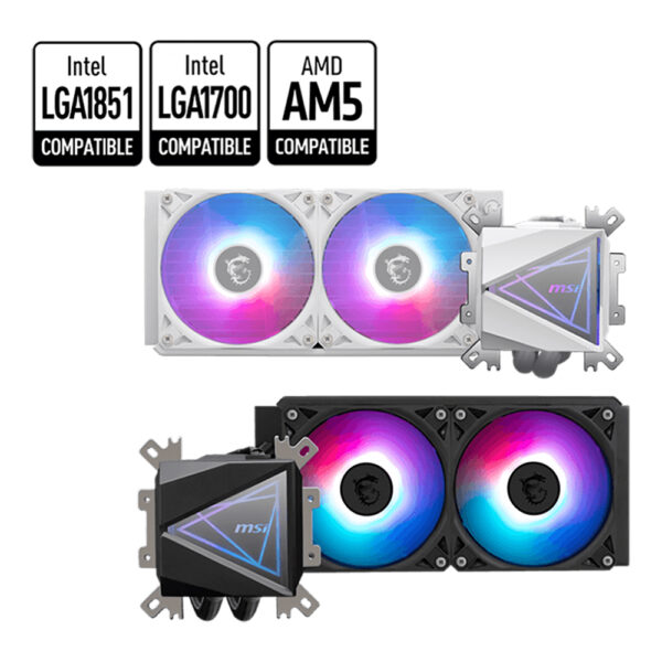 MAG CORELIQUID I240 BLACK / WHITE MSI