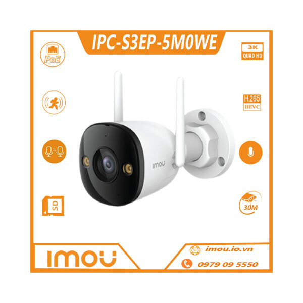 CAMERA BULLET 3 5MP IMOU