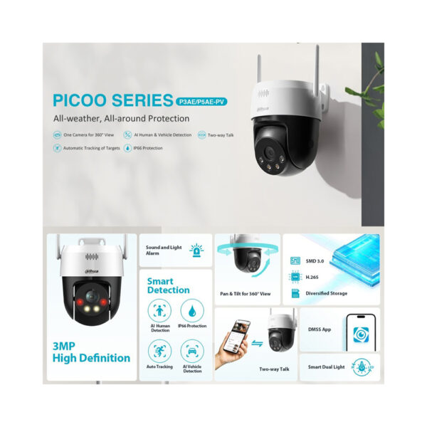 CAMERA PICOO A2 3MP DAHUA