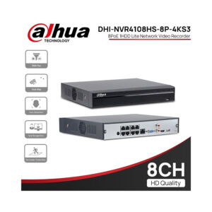 RECORDER NVR4108HS-8P-4KS3 DAHUA