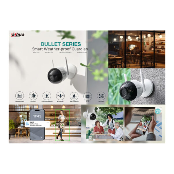 IP CAMERA DH-F4C-LED 4MP DAHUA